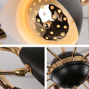Electroplated Aluminum Contemporary Ceiling Lights Modern Dining Room Chandelier