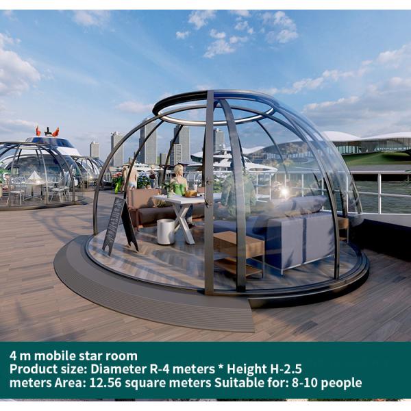 Mobile room theme restaurant Scenic area room outdoor transparent sun room
