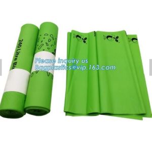 Biodegradable hot sell food waste compostable plastic garbage bag, Biodegradable