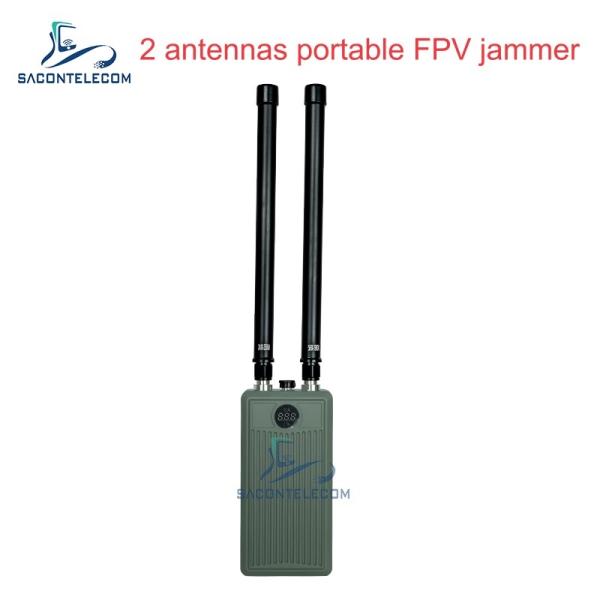 China Portable 2 Bands Handheld Anti Drone Jammer with 60W Output Power and 32000Mah Battery on sale China Portable 2 Bands Handheld Anti Drone Jammer with 60W Output Power and 32000Mah Battery on sale