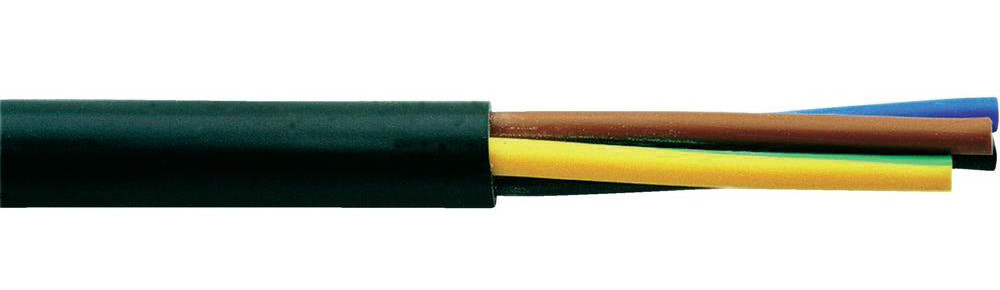 VDE0282 2Core 0.6mm Copper Conductor Cable , H05RR - F Rubber Flexible Cable