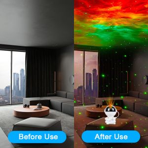 Multiscene LED Galaxy Space Projector ABS PVC Material Practical