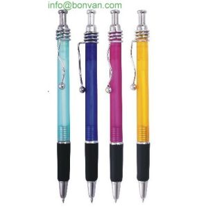 China click mechanism advertising ball pen,promotional click plastic pen,ball pen china factory on sale