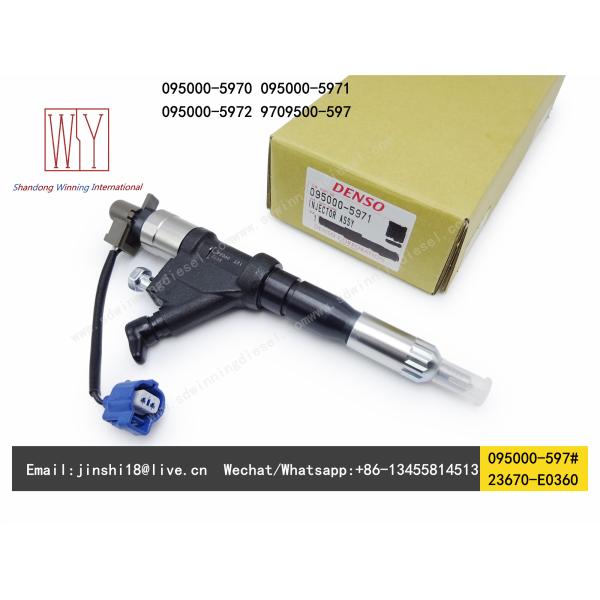 High Quality Fuel Injector 095000-597# 095000-5971 095000-5972 9709500-597 for Hino 700 Series 23670-E0360