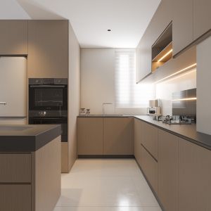 Lacquer Kitchen Island Furniture Cocina White Shaker Modular Kitchen Cabinet