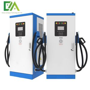 120KW Integrated Dual-Gun DC Electric Vehicle Charging Station CCS2 GBT Commercial Electric Vehicle Fast Charging Pile