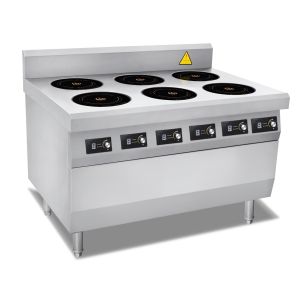 Quality 3500W Freestanding 6 Burner Multi Burner Induction Stove for sale