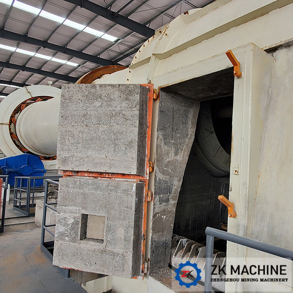 Construction LECA Rotary Kiln 105t/H Calcination Equipment