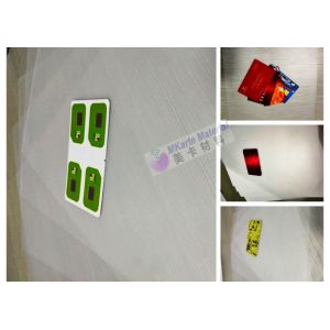 Moisture Proof Smart Card Material Transparent PC Uncoated Overlay