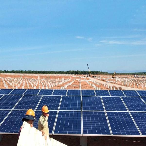 Buy Natural Hot Dip Galvanized 6mm Solar Panel Ground Mounting Systems at wholesale prices