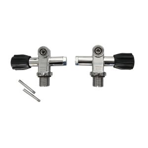 DIN/YOKE tank valve for minifold tank valve