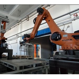 China Material Handling Robots Kuka KR210 Industrial Robot Cell  Solution on sale