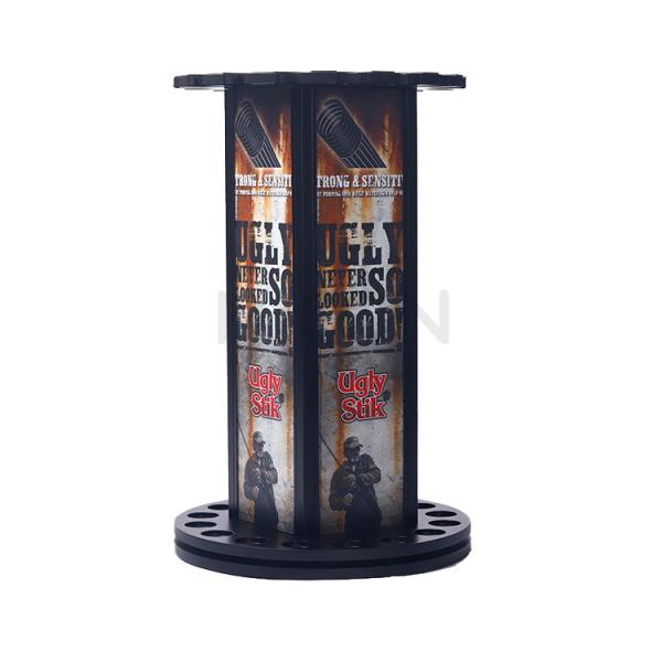 Buy 16 Fishing Ploe Display Rack Round Shape Steady Fly Fishing Rod Display Rack at wholesale prices