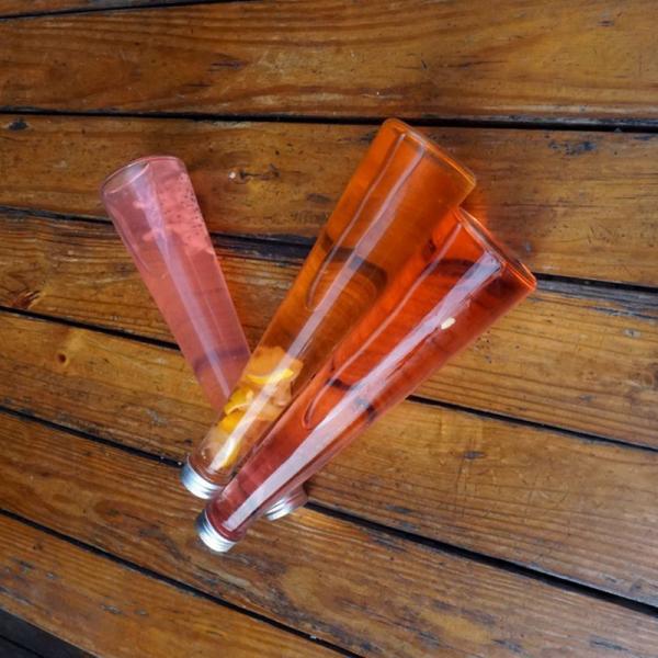 250ml / 350ml Fruit Juice Bottle , BPA Free Soda Lime Glass Tea Water Bottle