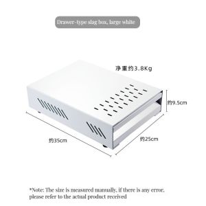 Coffee Grounds Bucket Thickened Drawer Type Stainless Steel Knock Container with