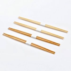 Eco-Friendly 4.8mm Diameter Food Contact Safe Biodegradable Rikyu Chopsticks