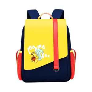 Leather Breathable Large Capacity School Backpack Toddler Waterproof Book Bag