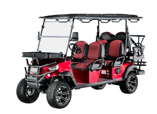 Powerful 72V Electric Golf Carts with Solar Panel Extend Range 70-90 Km