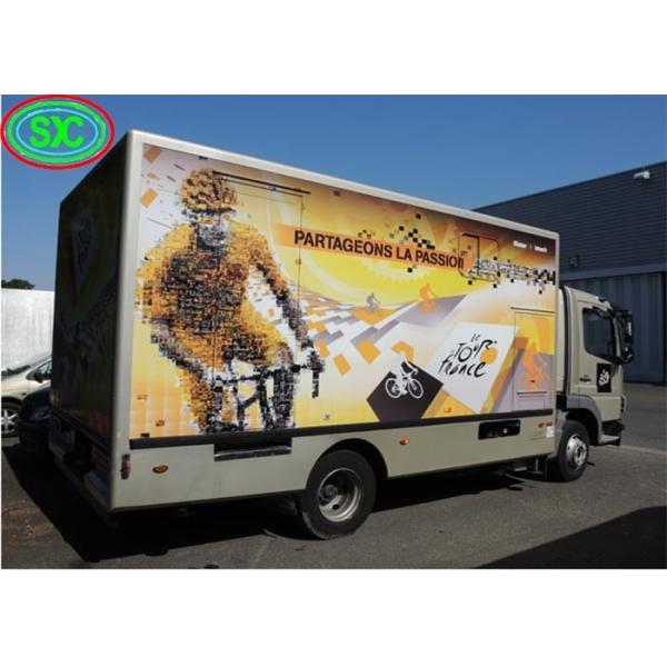 Buy Graphics Display Mobile Truck LED Display with 2727 Lamp Size and 320x160mm Module Size at wholesale prices