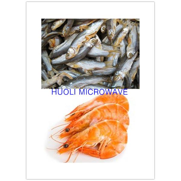 Sea Food Microwave Drying Machine And Sterilization Equipment For Shrimps / Fish