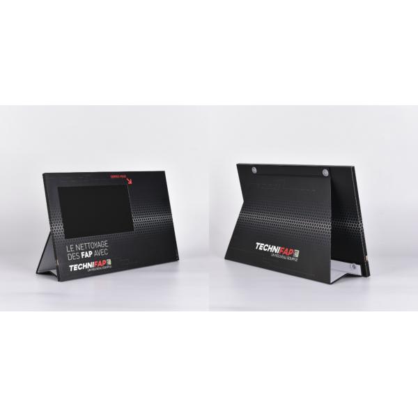 custom design LCD Video POS display，video shelf talker advertising display for