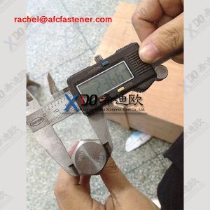 China 904L din931 hex bolt  din1.4539 uranus B6 uns n08904 on sale