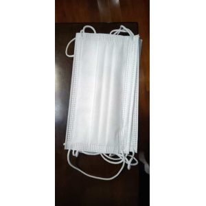 Blue 3 Ply Disposable Mask , Earloop Medical Mask Good Breathability