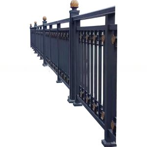 Balcony Aluminum Stair Railing Fence Balusters Customized