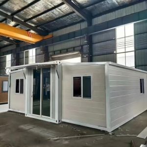Office Expandable Modular Home 20ft 40ft Prefab Folding Container House