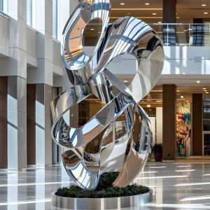 Custom Modern Metal Art Sculptures For Hotels Project