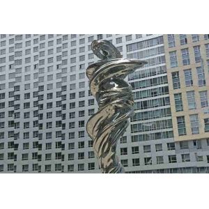 Polished Stainless Steel Sculpture Venus 28 Meter Height For Plaza Decoration
