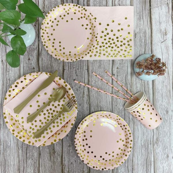 Fancy Eco Friendly Disposable Dinnerware Sets For Weddings