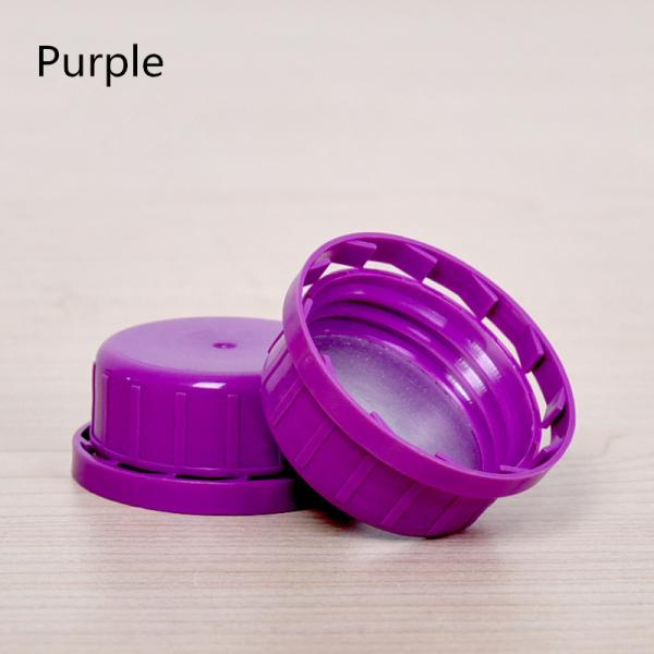 Custom Colors 38MM Hdpe Tamper Evident Lid With Aluminum Foil Gasket For Plastic Jars