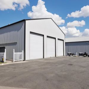 Customized Warehouse Steel Structure Building For Industrial / Civil Buildings