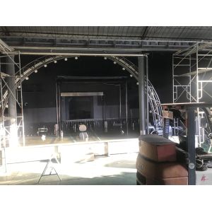 Technical Support Musical Interactive Digital Water Curtain Fountain