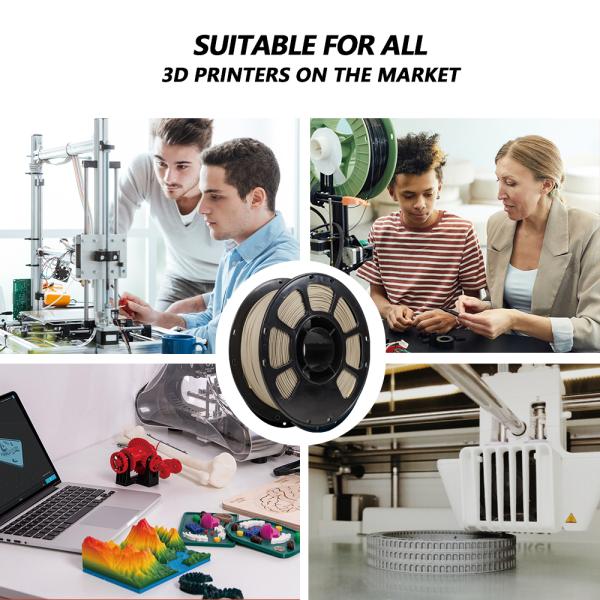 iBOSS PLA+ 3D Printer Filament 1.75mm Matte Wood 1kg Spool