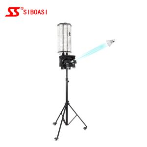 Random Function Badminton Machine , Manual Elevation Badminton Shuttle Launcher