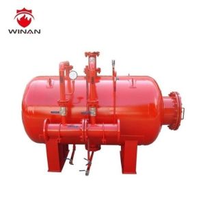 China Horizontal 15000L 12000LPM Fire Fighting Bladder Tank 12 Bar on sale