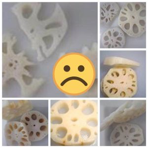 IQF Frozen Lotus Root Slices, thinckness 0.8 mm, diameter rang from 4 cm to 8 cm