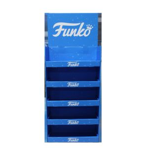 Foldable Gloss Coating 250g Cardboard Shipper Display