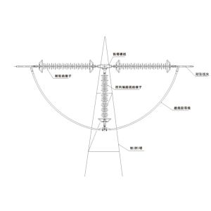 Partial Jumper Composite Insulator Arrester Windproof 400A