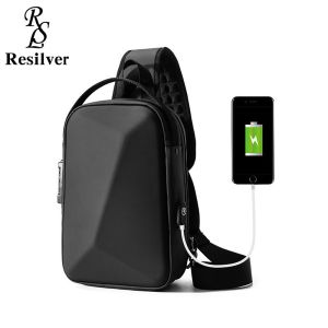 NEW MEN'S CHEST BAG LARGE CAPACITY SHOULDER BAG CROSSBODY BAG MALE LEISURE