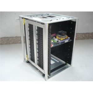 High Precision PCB Magazine Rack , ESD Storage Racks Zinc Coating Steel Material