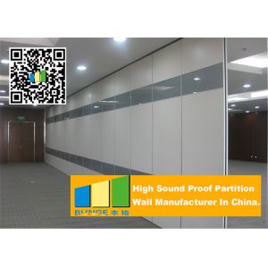 Aluminum Frame Wooden Partition Soundproof Movable Partitions For Multifunction