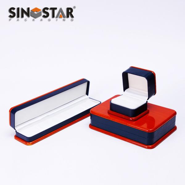 Buy Durable Wooden Jewelry Gift Boxes with Packing and Custom Dimension at wholesale prices