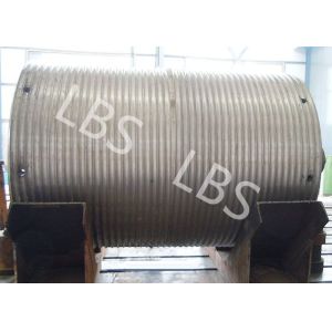 High Strength Steel Integral Type Wire Rope Winch Drum For Crane Winch