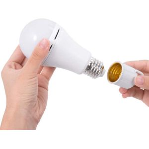 Auto Charging LED Emergency Light Bulb High Lumens 3000k 4000k E27 B22 E26