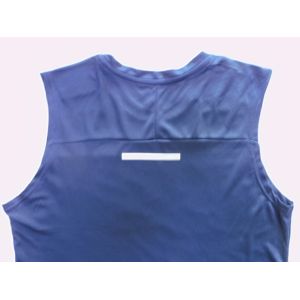 Soft 140gsm Fabric Mens Workout Shirts Sleeveless Comfortable