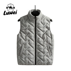 Breathable Padded Cold Weather Vest Down Puffer Utility Windproof Men Winter