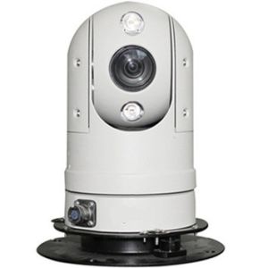Vehicle Speed Dome Camera , Portable PTZ Cameras 80m IR Distance 18x12
